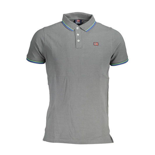 Norway 1963 Gray Cotton Polo Shirt