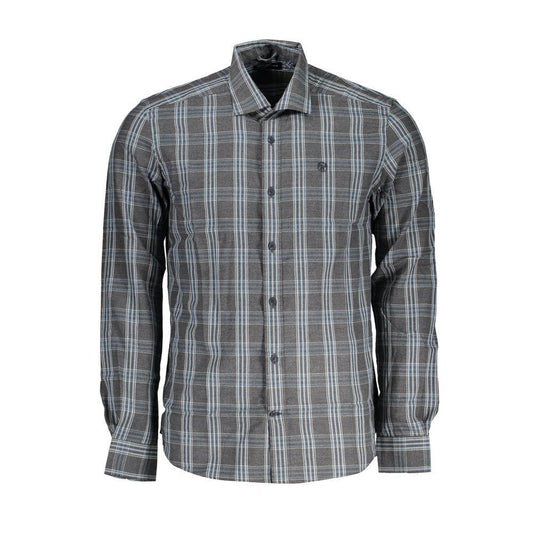 North Sails Brown Cotton Men Shirt NO-37611-S