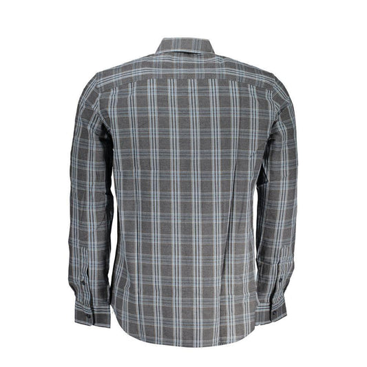 North Sails Brown Cotton Men Shirt NO-37611-S