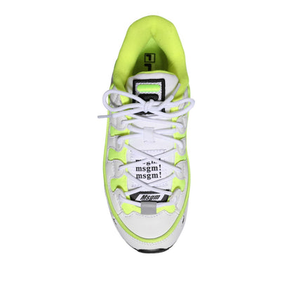 MSGM Multicolor Low Top Trainers Lace Up Sneakers Shoes