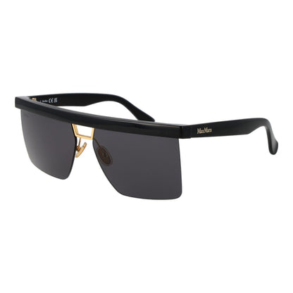 Max Mara Black Stainless Steel Sunglasses