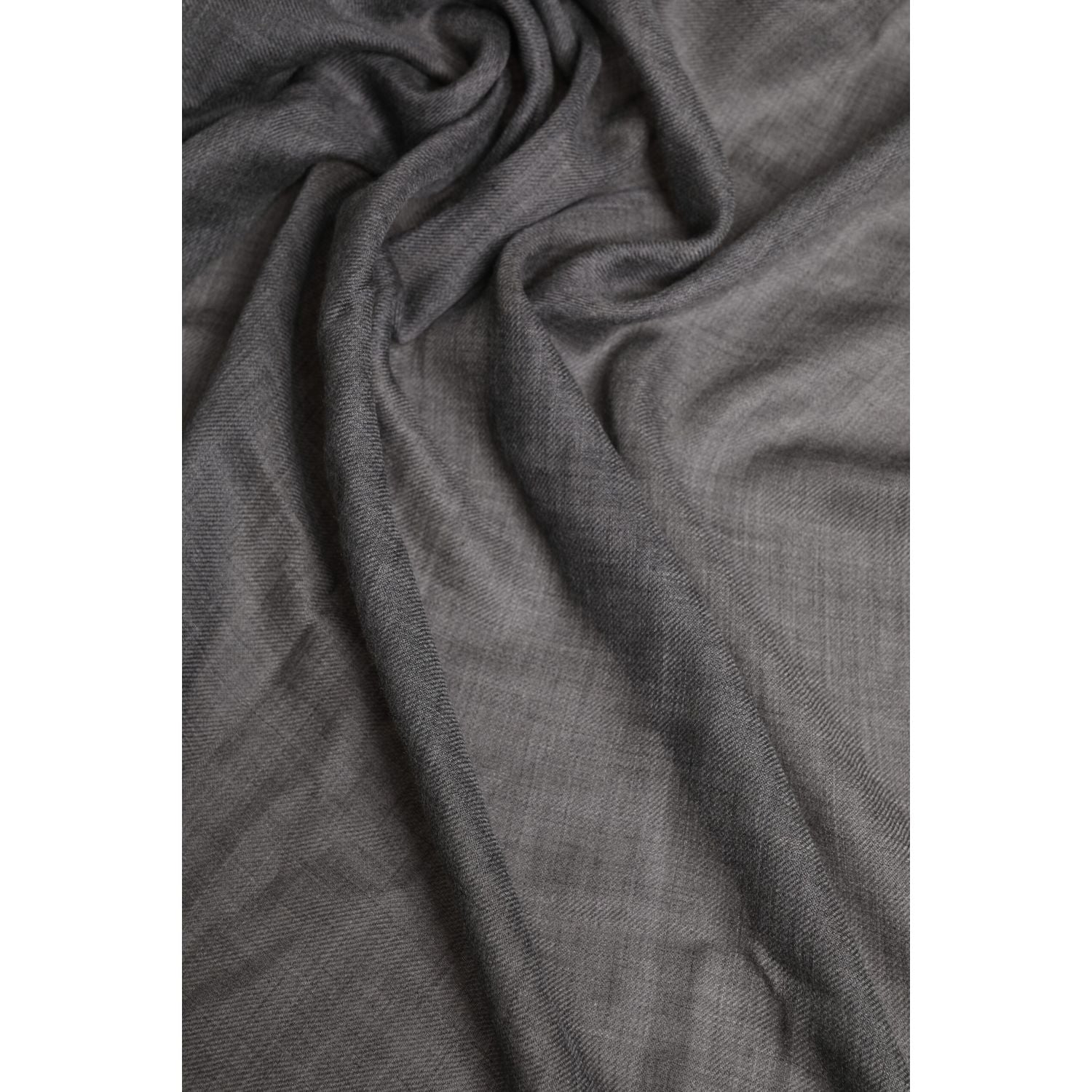 Dolce & Gabbana Gray Logo Print Neck Warmer Wrap Shawl Scarf