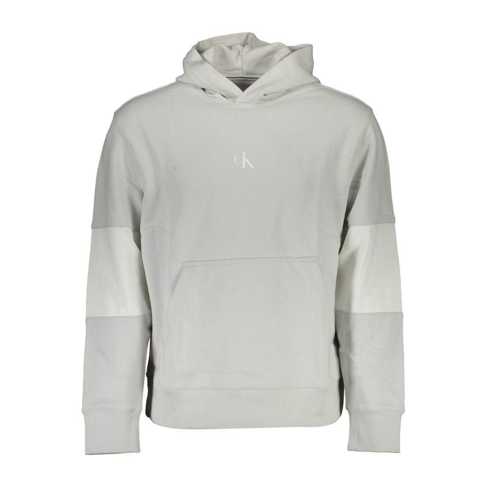 Calvin Klein Gray Cotton Men Sweater
