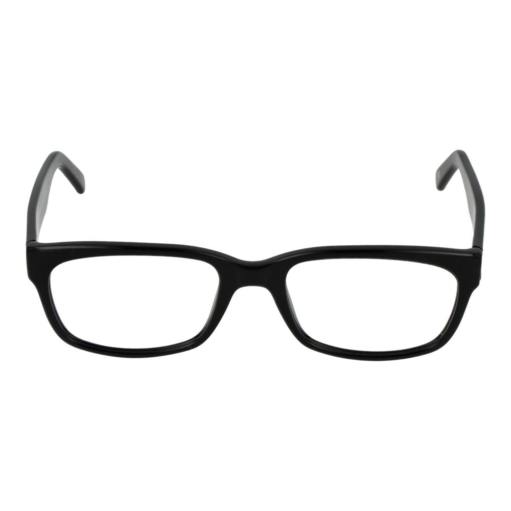 Andy Wolf Black Unisex Glasses Frame, full-rim rectangle style, acetate material, with demo lenses, size 53-18-145.