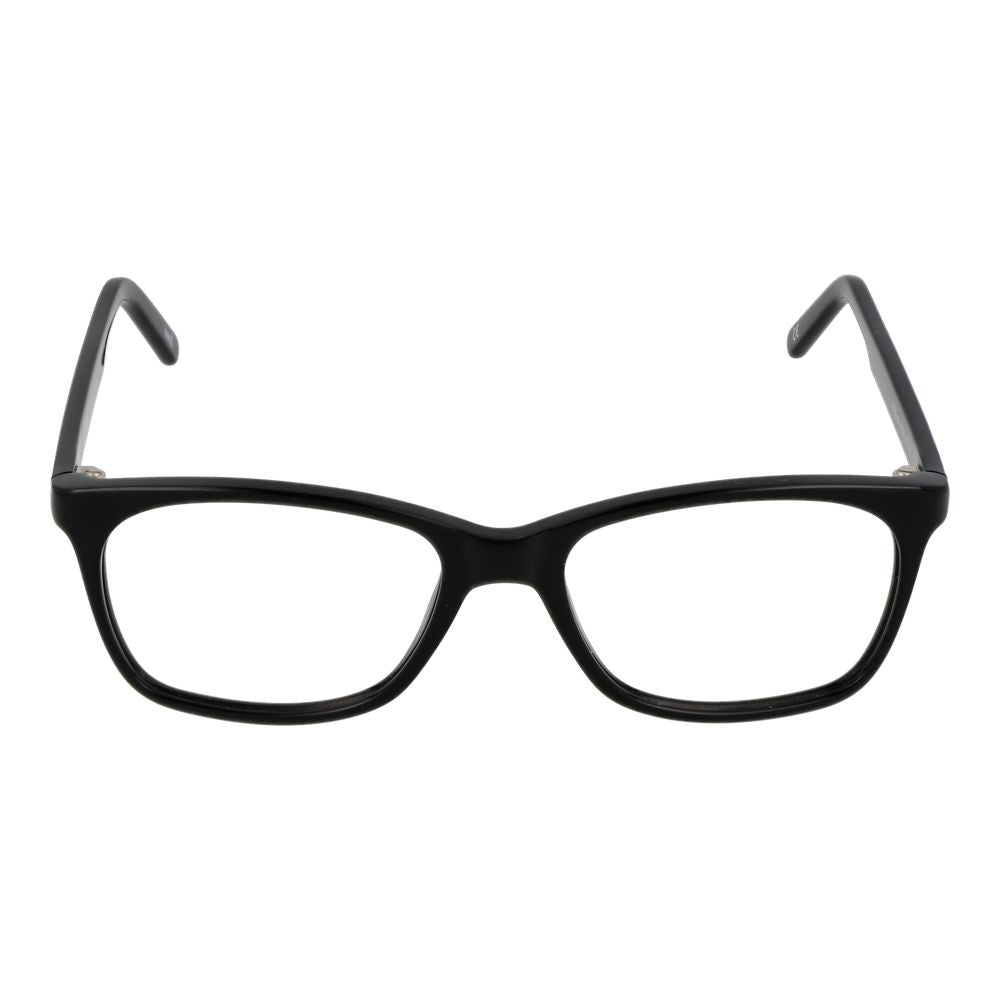 Andy Wolf Black Unisex Glasses Frame in acetate, full-rim style, with demo lenses and branded case.