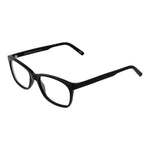 Andy Wolf Black Unisex Glasses Frame in full-rim acetate with demo lenses and branded case.