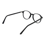 Andy Wolf Black Unisex Glasses Frame with full-rim acetate design, size 52-18-145, demo lenses, showcasing stylish panto style.