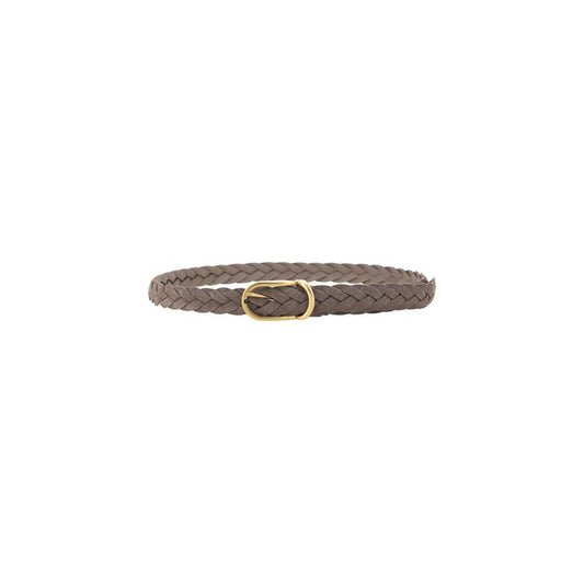 Brunello Cucinelli Leather belt braided design BR-MAURP333C2637-100 CM / 40 INCHES