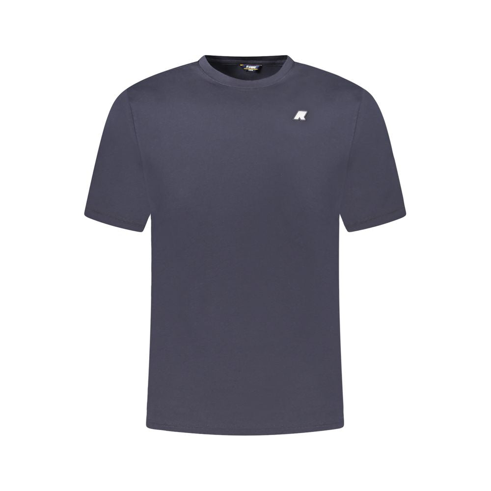 K-WAY Blue Cotton Men T-Shirt