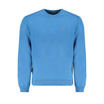 Napapijri Blue Cotton Men Sweater