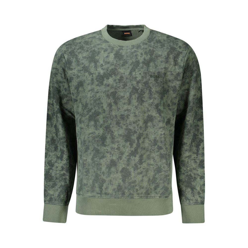 Hugo Boss Green Cotton Sweater BO-34624-S