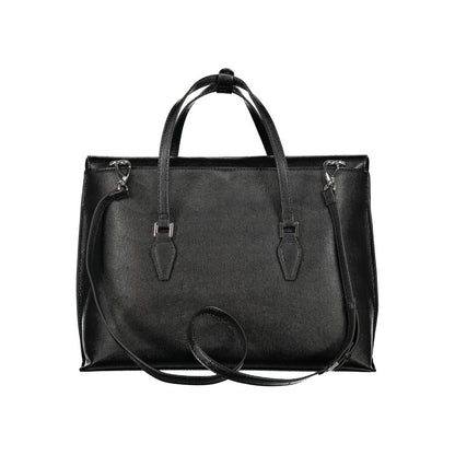 Mario Valentino Black Polyurethane Women's Bag