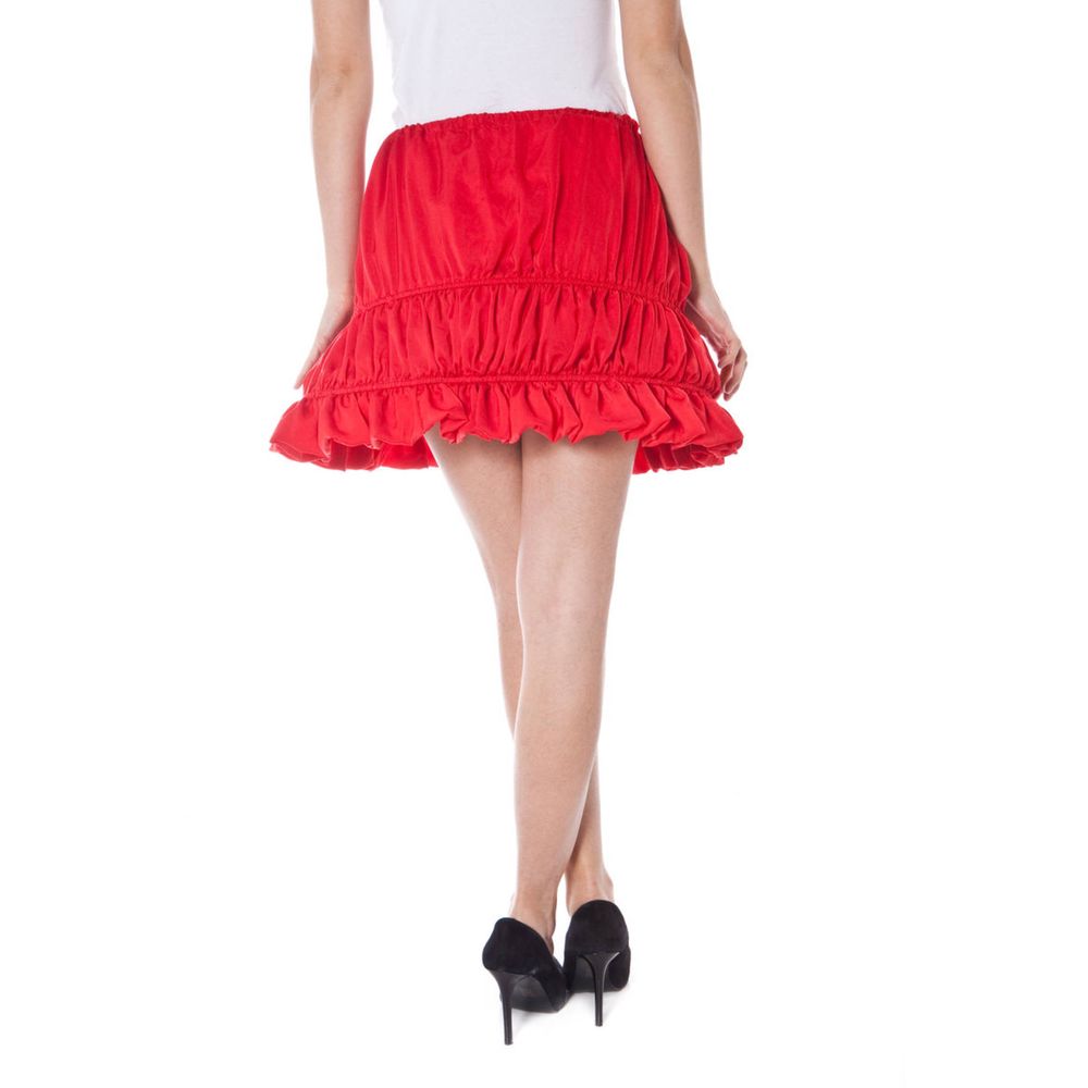 Denny Rose Rosso Polyester Women's Skirt