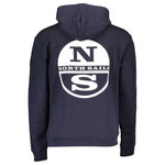 North Sails Blue Cotton Men Sweater
