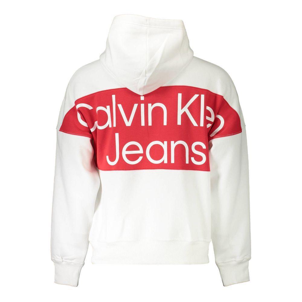 Calvin Klein White Cotton Sweatshirt