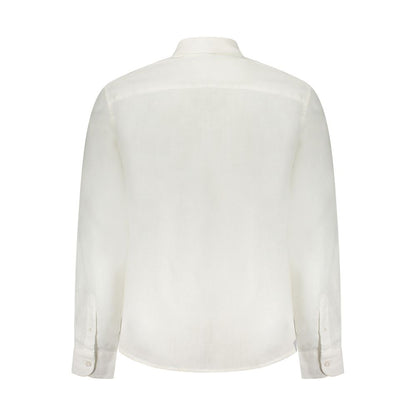 North Sails Bianco Linen Men Shirt