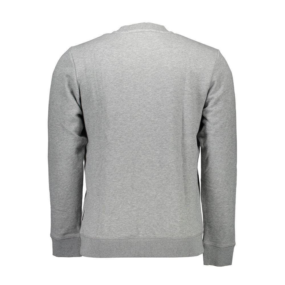 Napapijri Gray Cotton Men Sweater