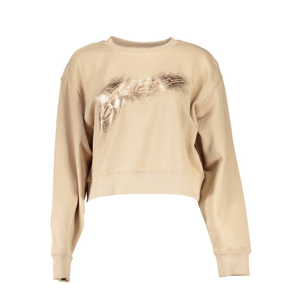Guess Jeans Beige Cotton Women Sweater