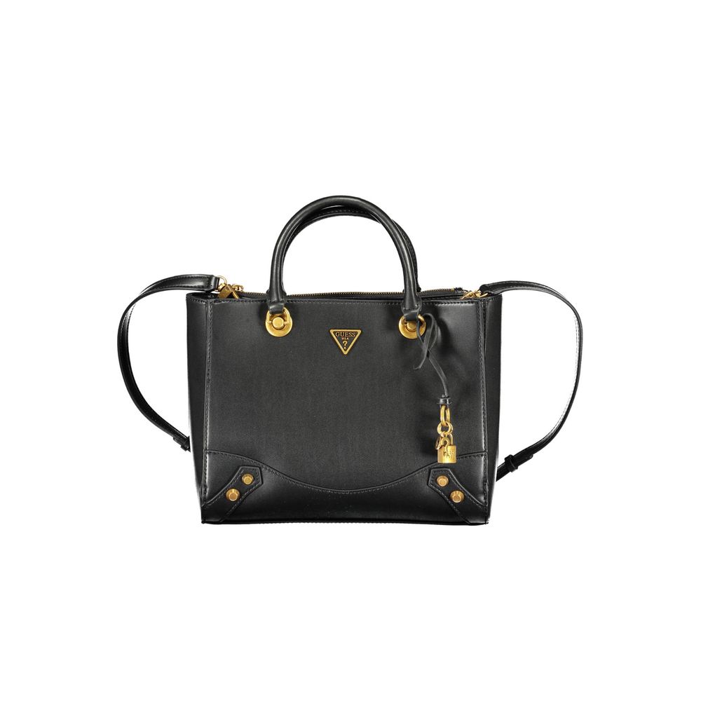 Front view with bag zipped and handles upright.