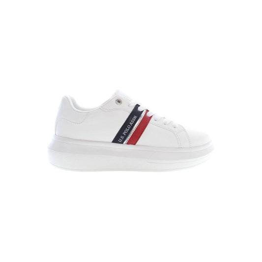 U.S. POLO ASSN. White Polyester Sneaker US-19380-EU38/US8