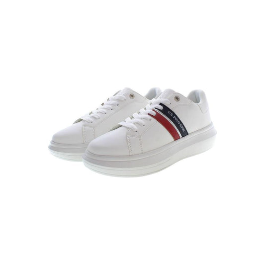 U.S. POLO ASSN. White Polyester Sneaker US-19380-EU38/US8