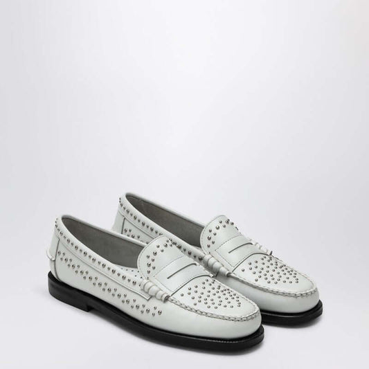 Sebago Classic Dan loafer white with studs 78118KWLE/Q_SEBAG-911_601
