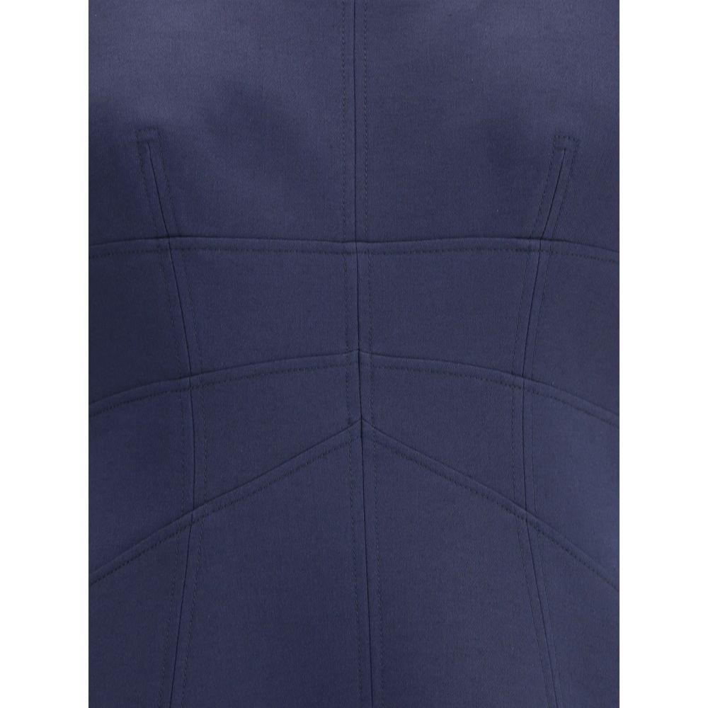 Alexander McQueen Short Dress with short gathered sleeves