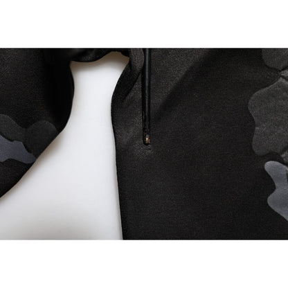 Dolce & Gabbana Black Camouflage Pullover Sweatshirt Sweater