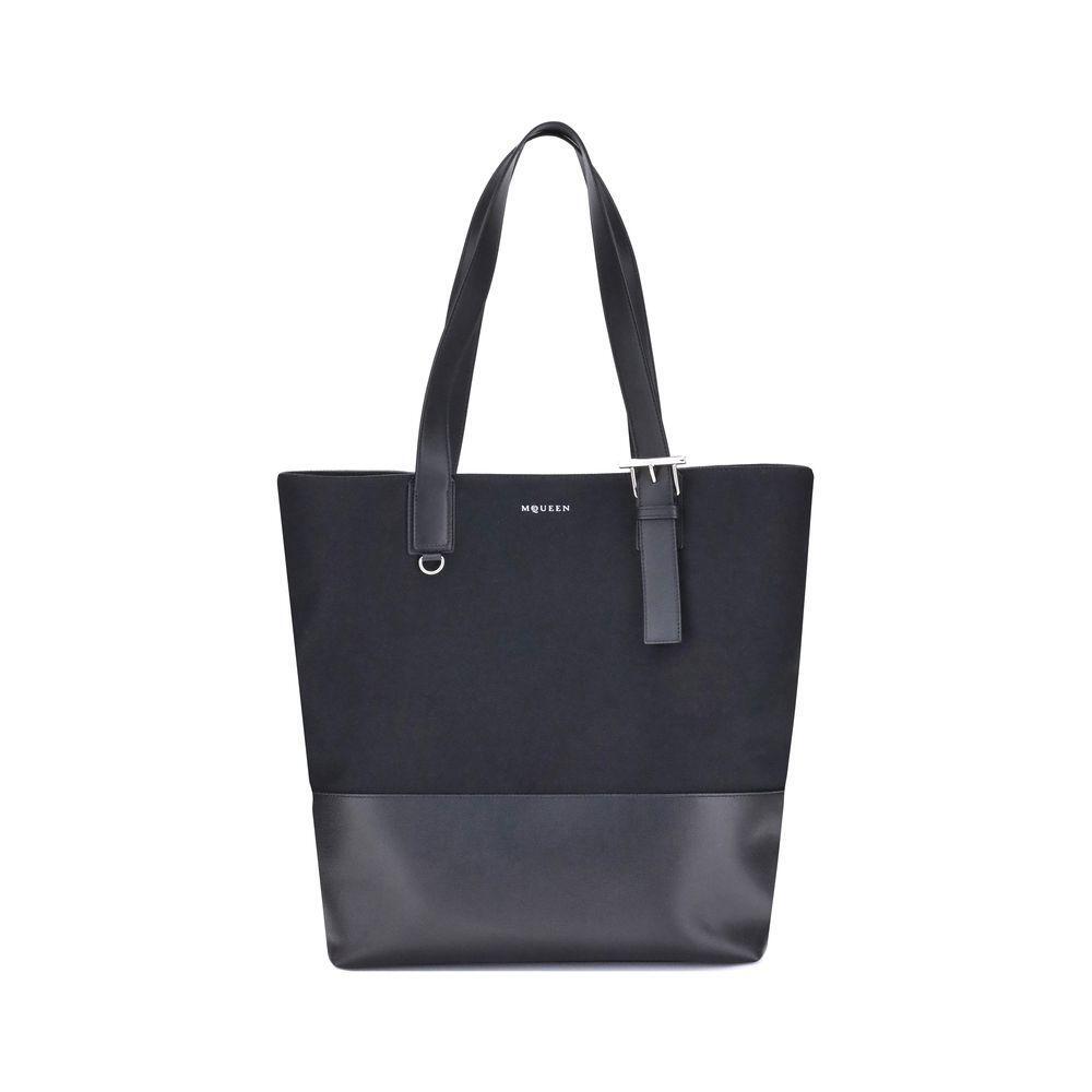 Front view with bag zipped and handles upright.