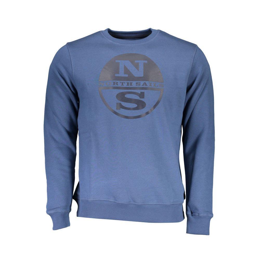 North Sails Blue Cotton Sweatshirt