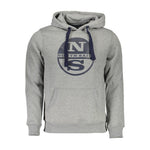North Sails Gray Cotton Men Sweater