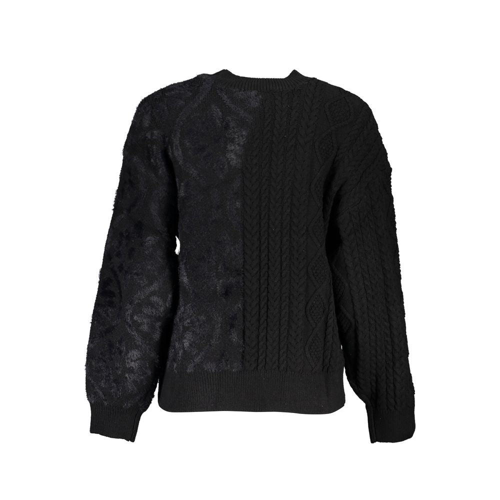 Desigual Black Cotton Sweater