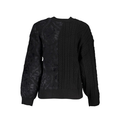 Desigual Black Cotton Sweater