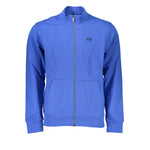 La Martina Blue Cotton Men Sweater