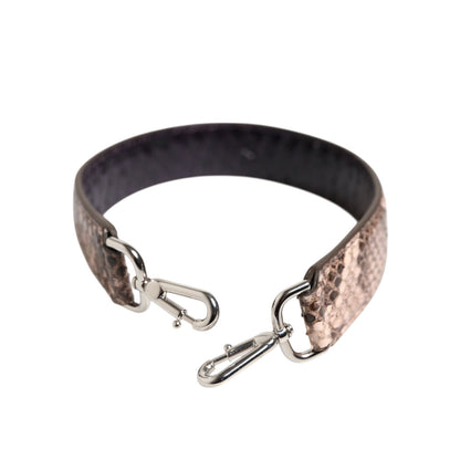 Dolce & Gabbana Brown Exotic Leather Handbag Accessory Shoulder Strap Dolce & Gabbana