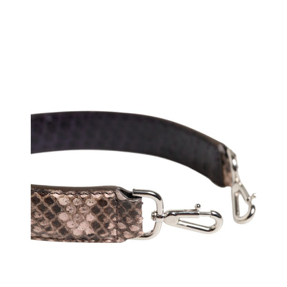 Dolce & Gabbana Brown Exotic Leather Handbag Accessory Shoulder Strap Dolce & Gabbana