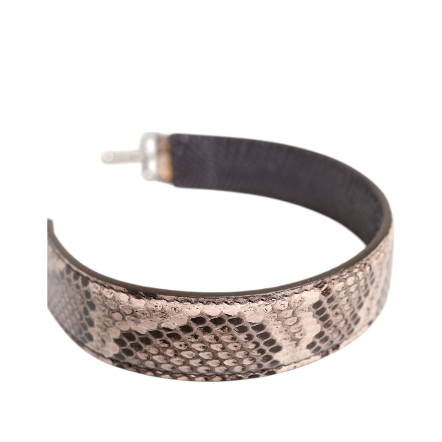 Dolce & Gabbana Beige Exotic Leather Handbag Accessory Shoulder Strap