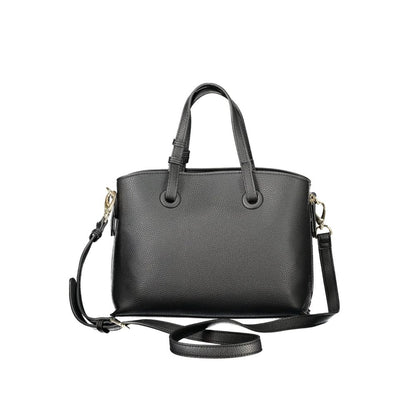 Mario Valentino Black Polyurethane Women's Bag