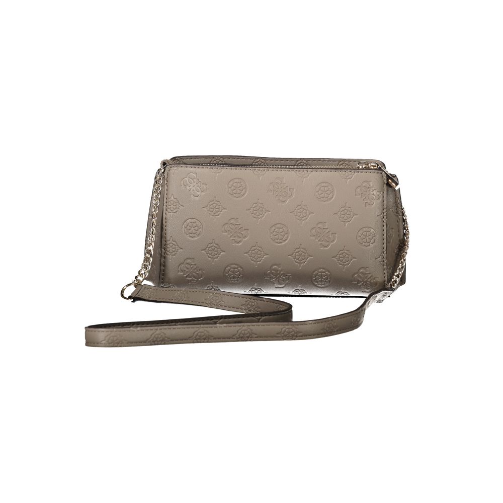Front view with bag zipped and handles upright.