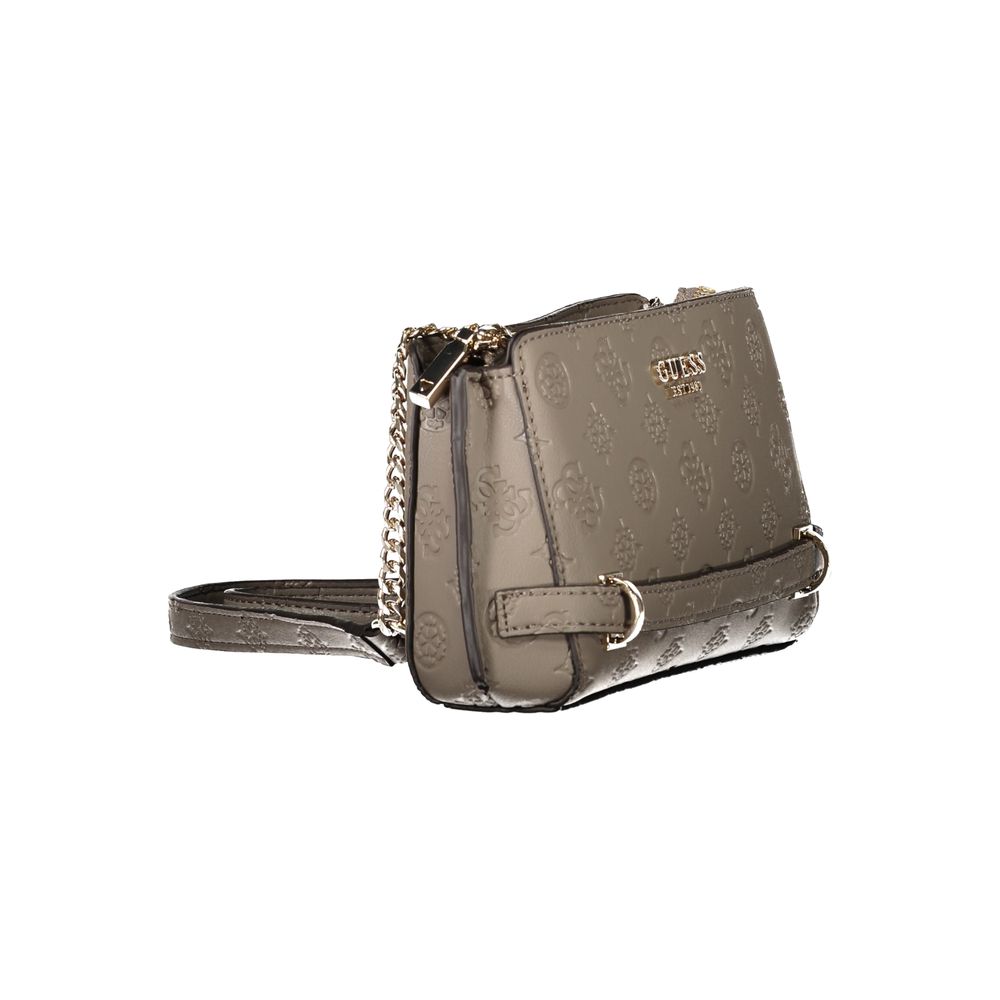 Front view with bag zipped and handles upright.