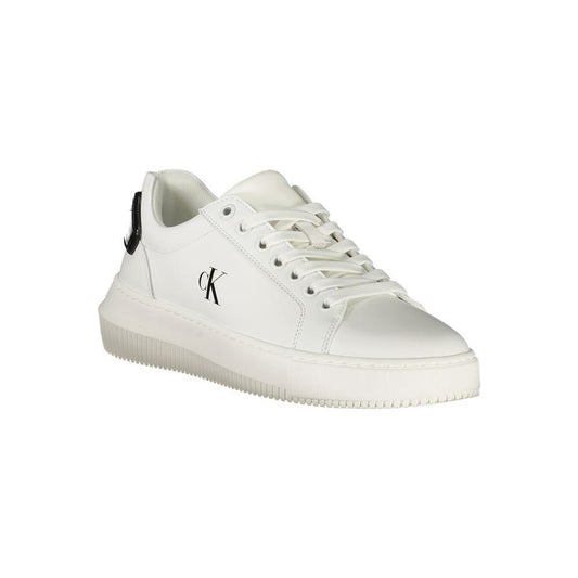 Calvin Klein White Leather Women Sneaker