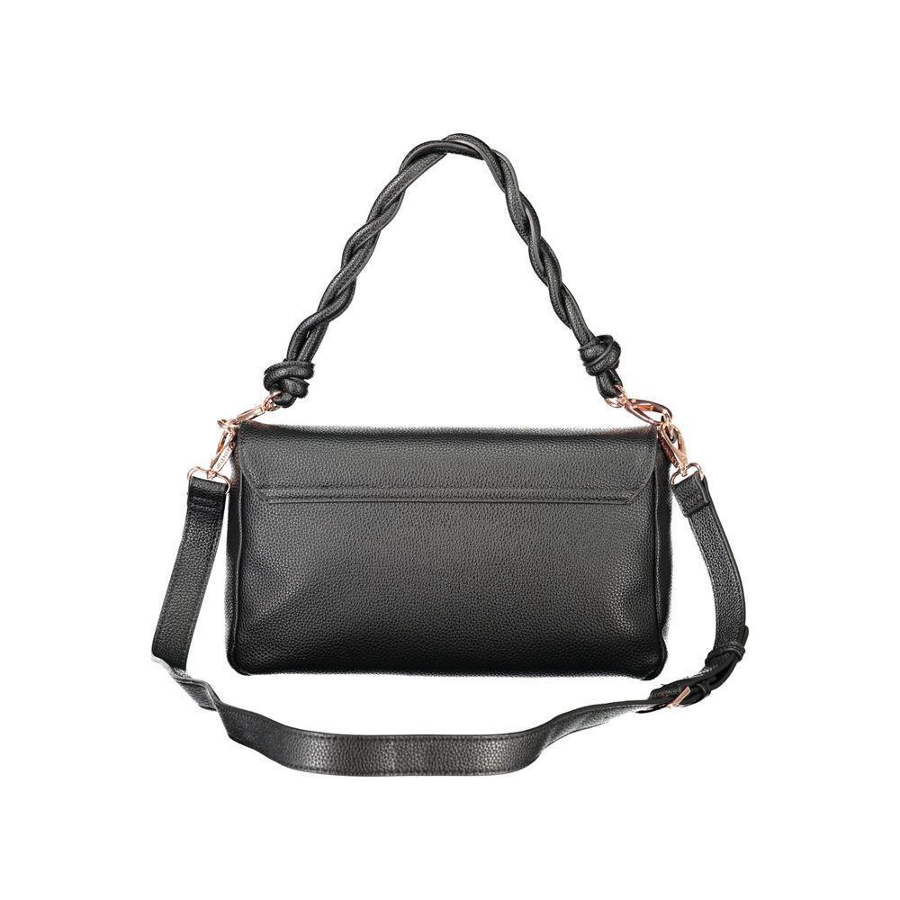 Front view with bag zipped and handles upright.