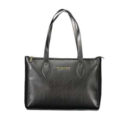 Mario Valentino Black Polyurethane Women's Bag