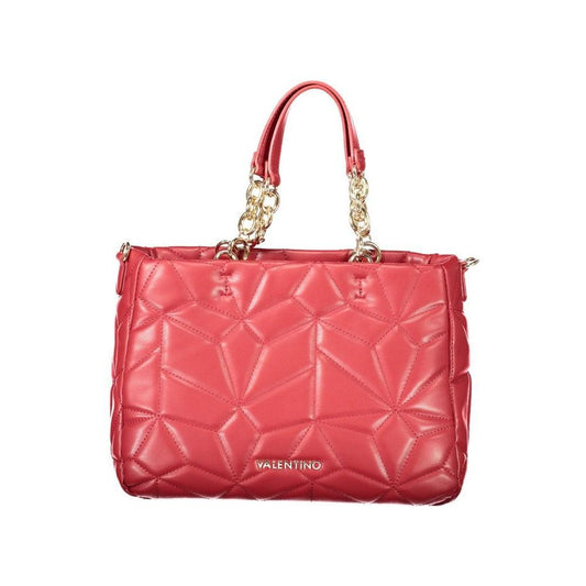 Mario Valentino Red Polyethylene Women Handbag