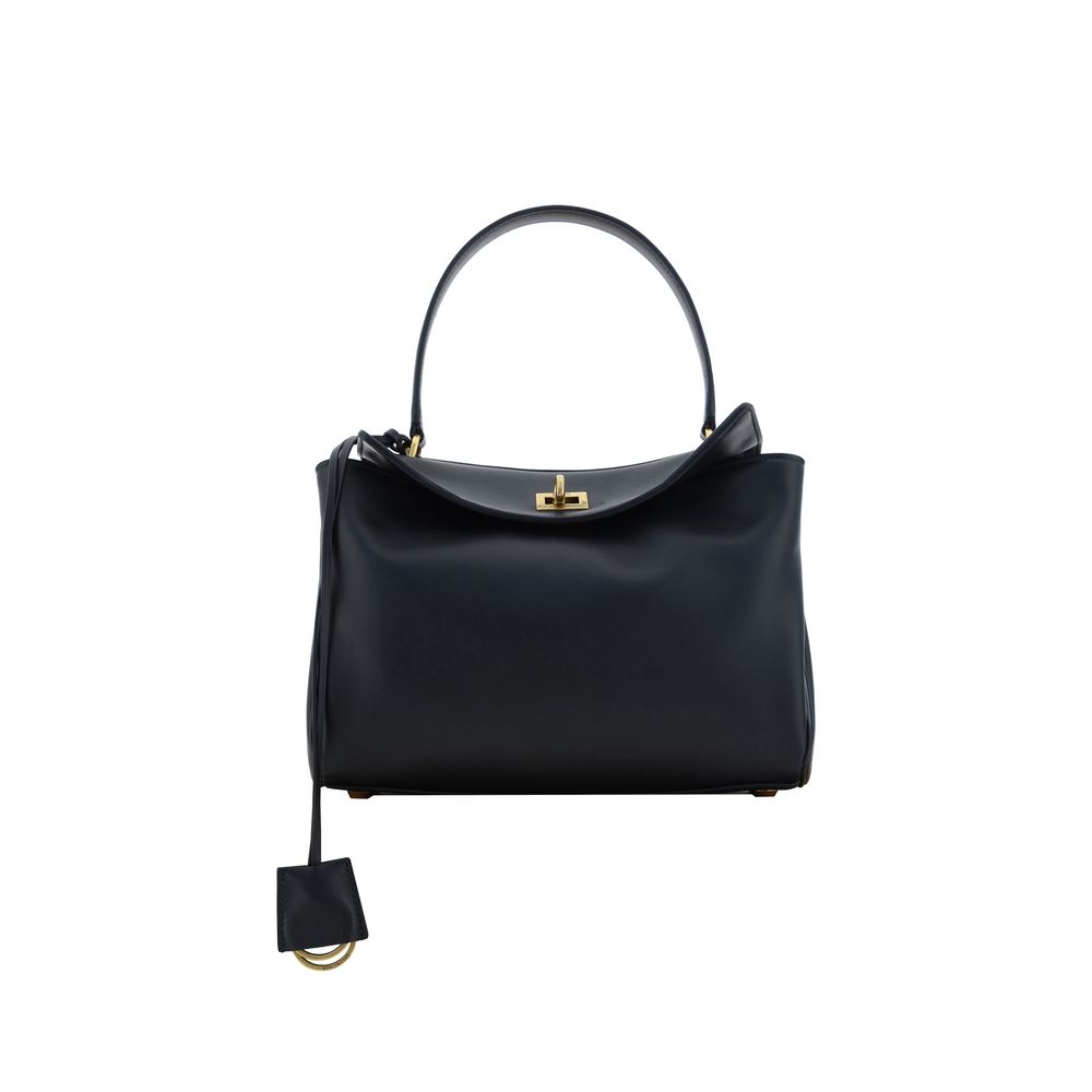 Front view with bag zipped and handles upright.