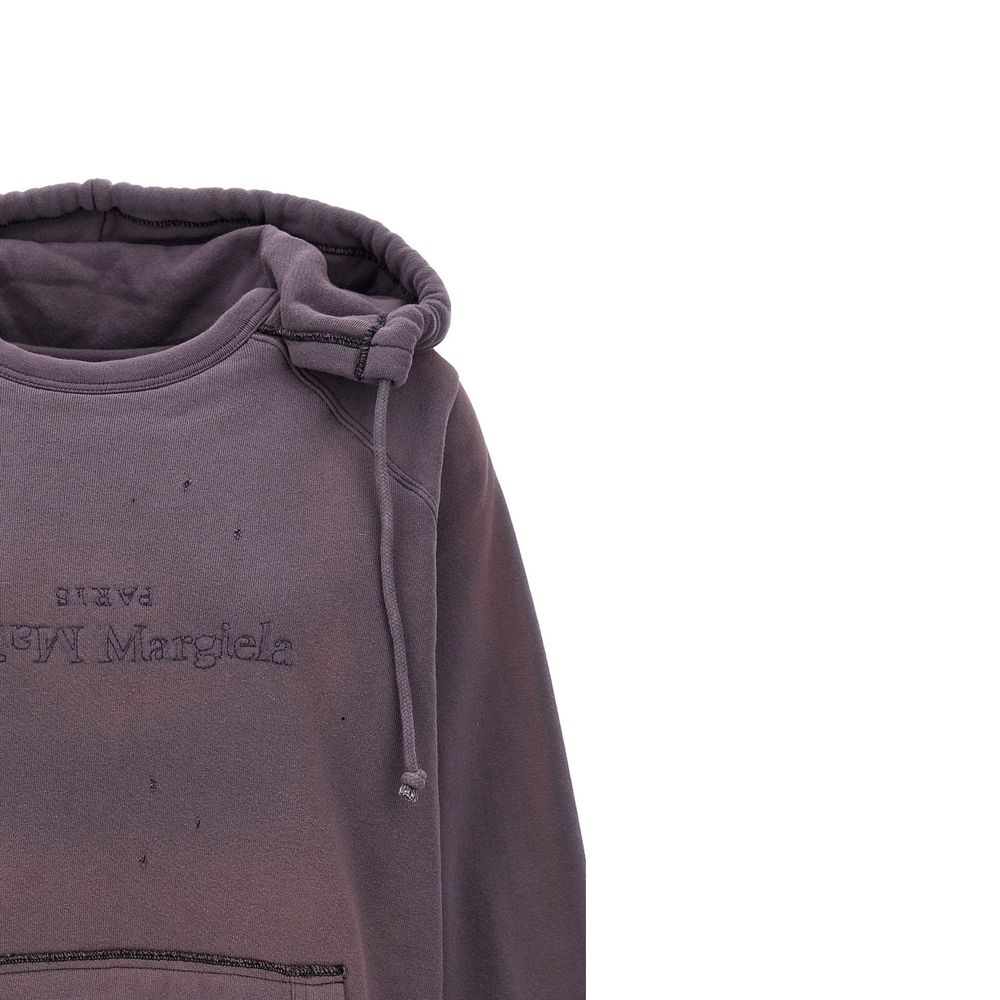 Maison Margiela Purple Cotton Sweatshirt