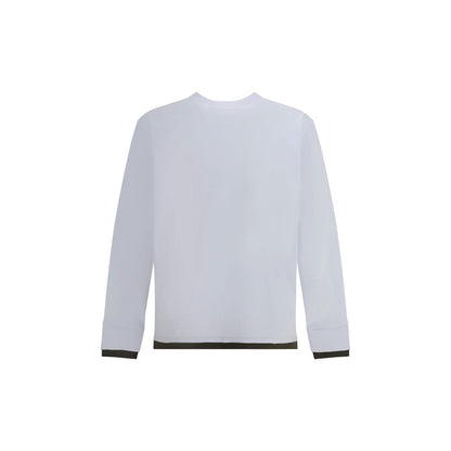Sacai White Cotton Long Sleeve T-Shirt