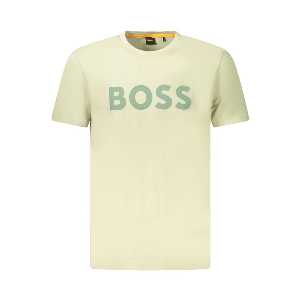 Hugo Boss Green Cotton Men T-Shirt BO-39204-XL