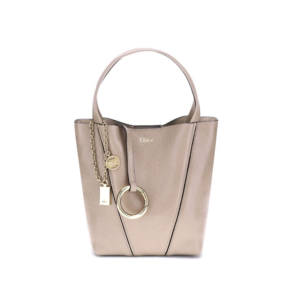Front view with bag zipped and handles upright.