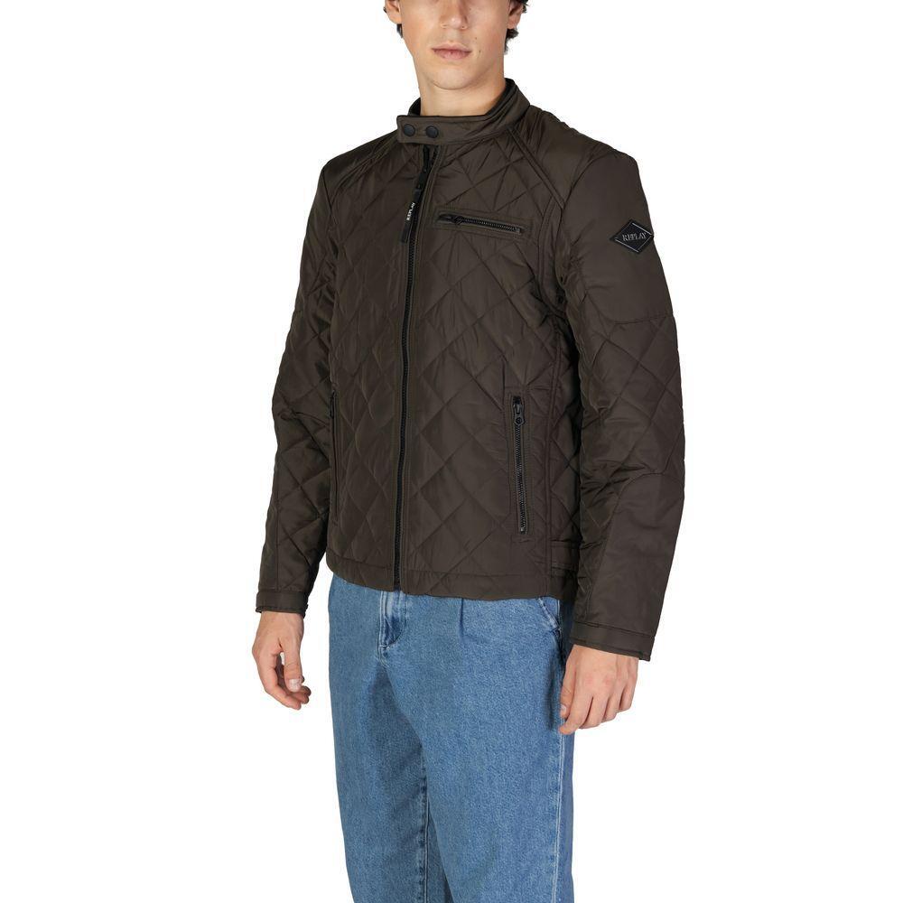 Replay Green Polyamide Jackets & Coat RE-14825400149-IT44 | S